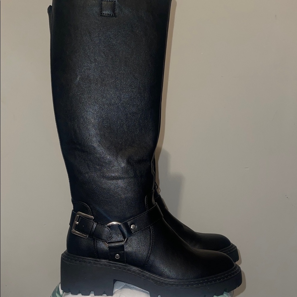 Forever 21 Black Over the Knee Boots